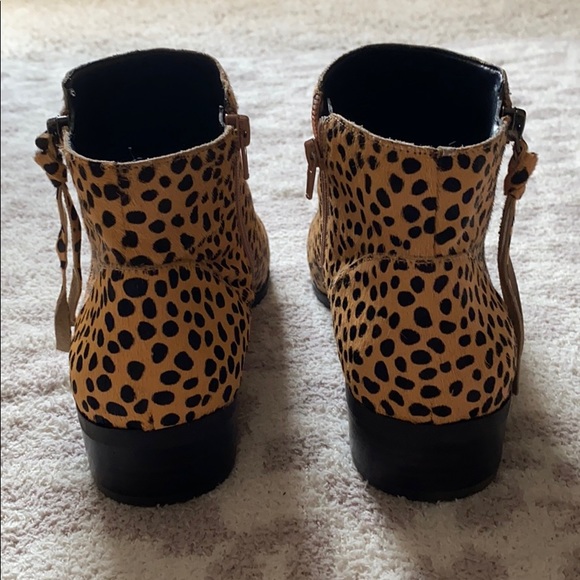 Sole Society Abbott Leopard Booties - Picture 7 of 11